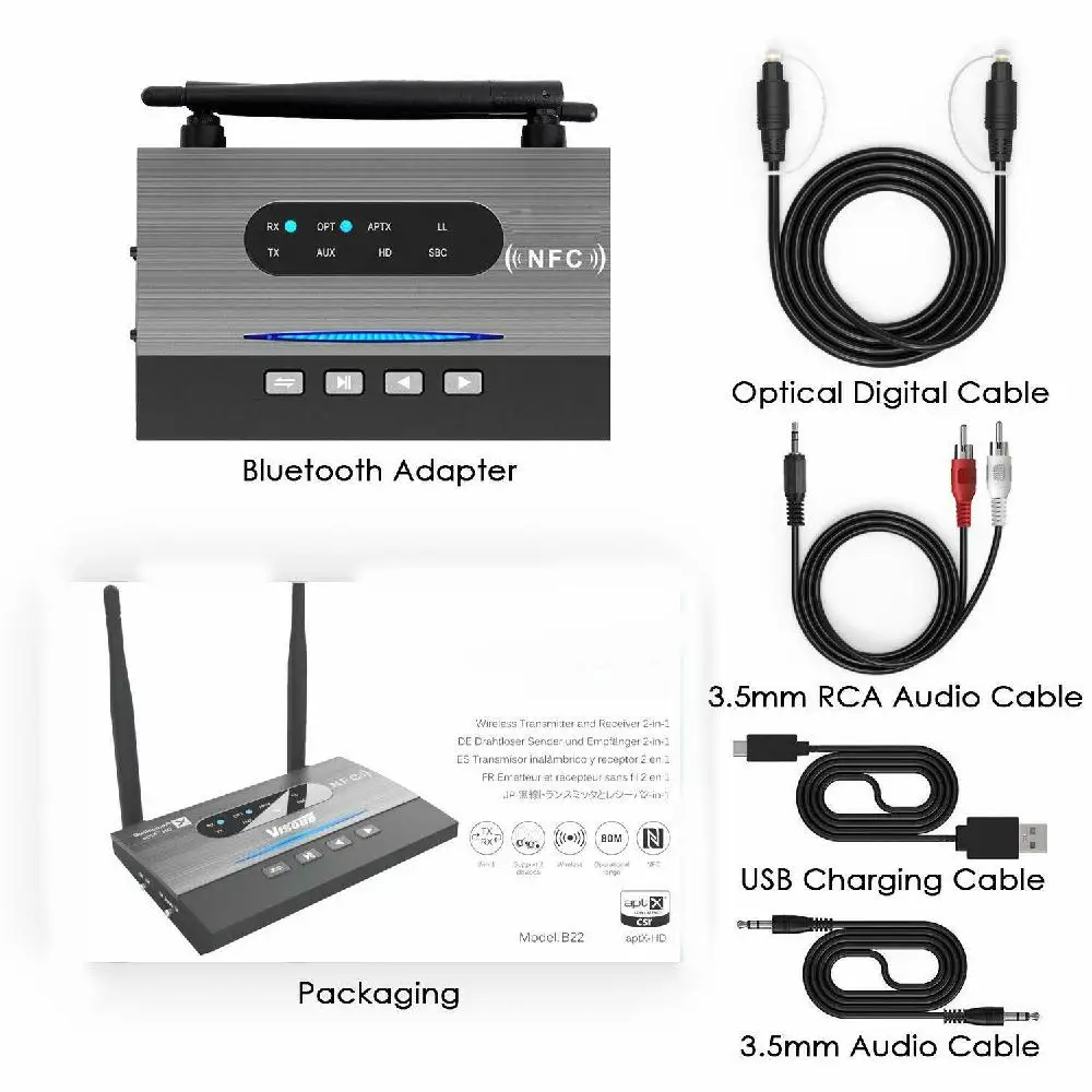 Audio Adapter Low Latency aptX HD 