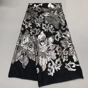 

African Net Laces High Quality French velvet Lace Fabric Hot Sales Embroidered Nigerian Lace Fabrics