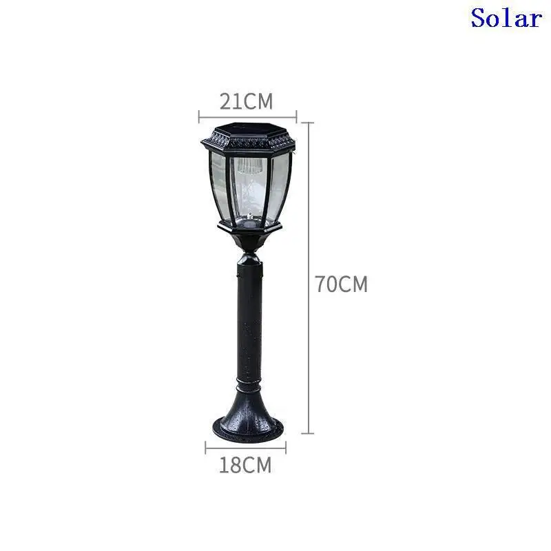 Ogrodowe Lampara Lumiere Exterieur De Tuinlamp, солнечный светильник для сада, декоративный садовый светильник, наружная лампа для газона - Испускаемый цвет: MODEL E
