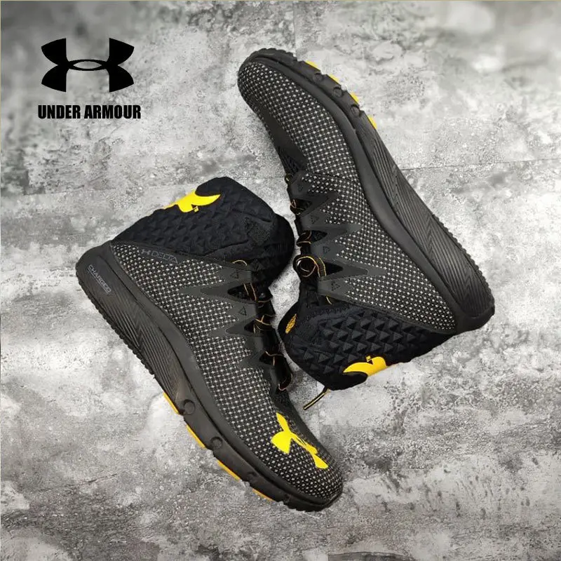 

2018 Under Armour баскетбольные кеды мкА PROJECT ROCK DELTA DNA для мужчин спортивные спортивная обувь Открытый Средний топ Джонсон амортизацию обуви