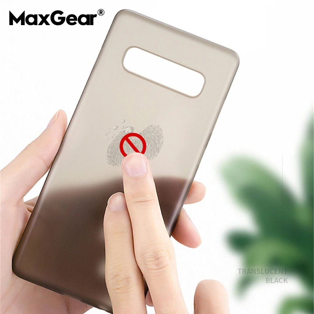 Тонкий матовый чехол для телефона Samsung Galaxy S10 S9 S8 Plus Note 8 9 S10E прозрачный Coque |