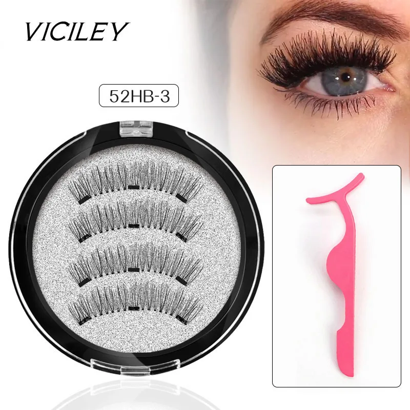 Buy VICILEY False Eyelashes Natural 3