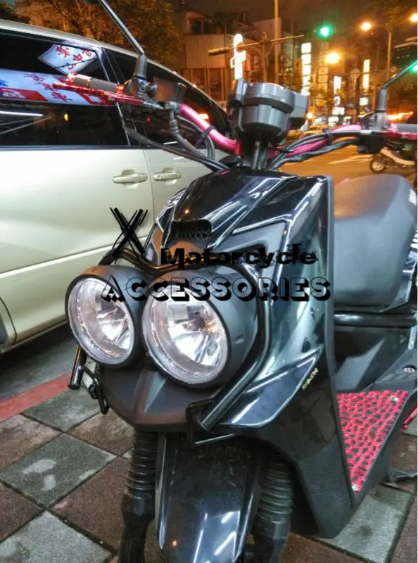 

Motorcycle accessories cover Front Headlight Headlamp small Mask Cover Shield Carbon ForZuma BWS X-Over X 125 YW125