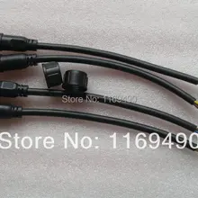 5 комплектов/пар Светодиодная лампа наружного освещения полоски 3 штыря Мужской и Женский Шнур водонепроницаемый соединительный кабель 0,75 мм