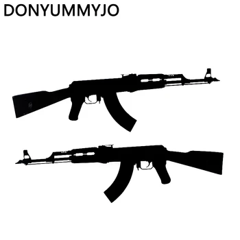 

DONYUMMYJO 22*13.6cm AK 47 rifle vinyl car sticker decal jdm car stickers Motorcycle Decal EY-013