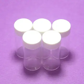 

20ML Clear Reagent Bottle,Sample,Penicillin Vials,With PP Screw Lid,5PCS/LOT