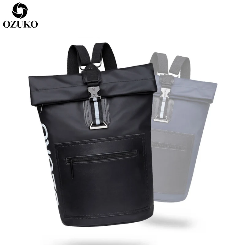 OZUKO новые модные мужские Рюкзаки повседневные школьные рюкзаки сумки для