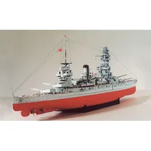 DIY Бумажная модель 1:250 FUSO-class линкор Императорского японского флота собрать ручной работы 3D игра-головоломка детская игрушка