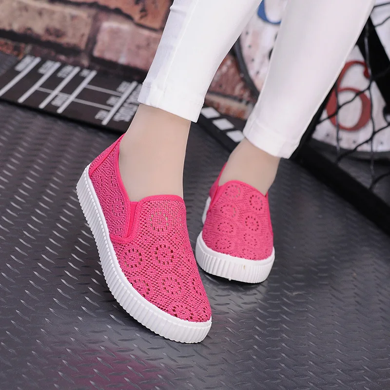 

2019 Summer NewFashion Women Sneakers Breathable Air Mesh Shoes for Women Summer Outdoor Female Flats Fashion Women'S Shoes