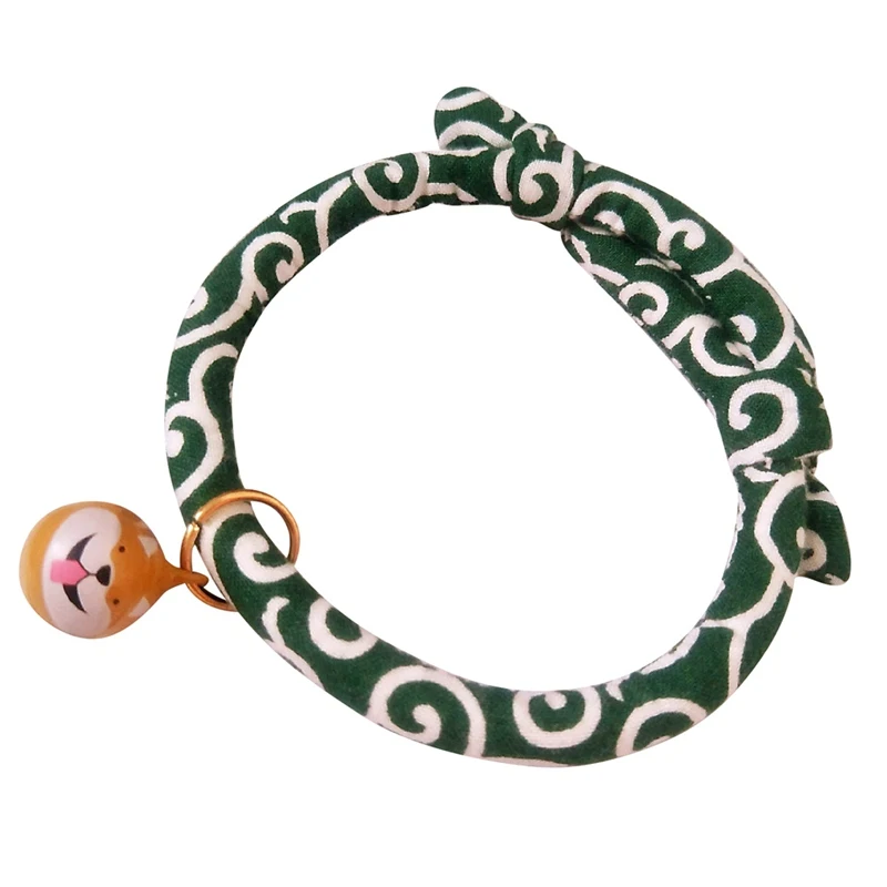 Cat Collar Baby Puppies Dog Safety Elastic Adjustable With Bell Necklace Dog Accessories Japanese Style Cat Collar Baby Puppies Dog Safety Elastic Adjustable With Bell Necklace Dog Accessories Japanese Style