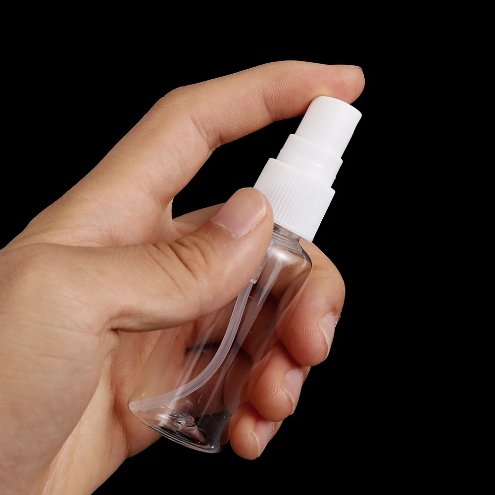 

Hot Empty Spray Bottle 30ml Transparent Cosmetics Plastic Travel Spray Bottle Perfume Atomizer Cosmetics Sub-bottle 1/5 pcs