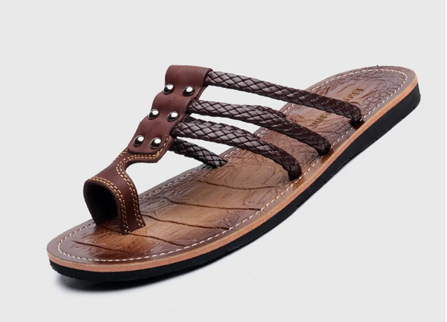 mens branded sandals