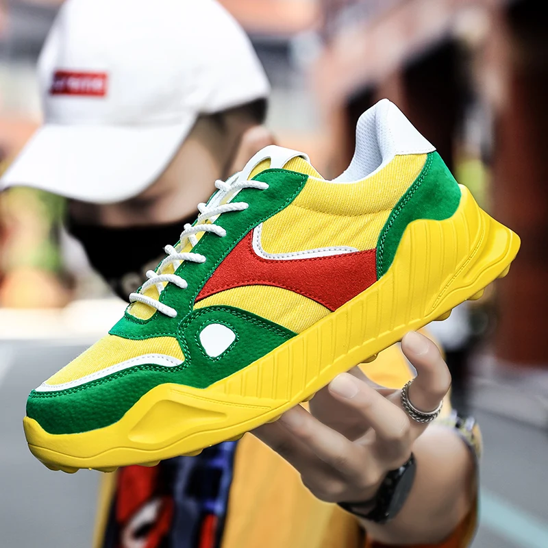 

New Mesh Breathable Men Casual Shoes Lac-up Men Shoes Lightweight Comfortable Walking Sneakers Zapatillas Hombre ete 2019