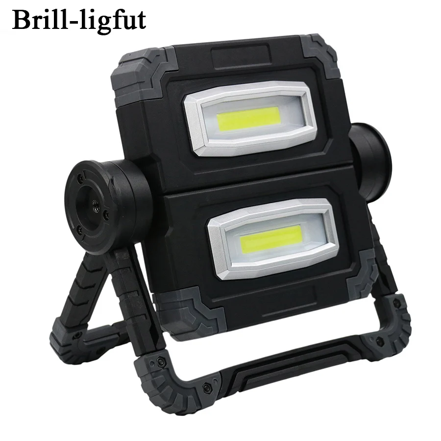 

Portable USB Rechargeable LED COB Work Light Foldable Outdoor Waterproof Spotlight For Hunting Camping Led Latern Flashlight