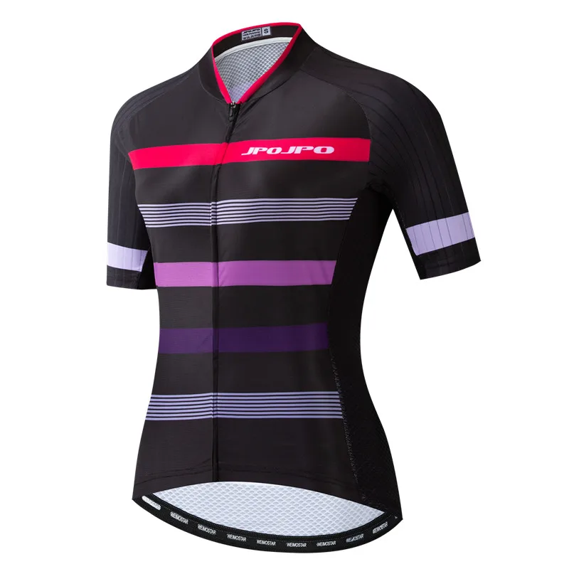 JPOJPO Cycling Jersey Women Pro Team Bike Clothing Wear Shirts Short Sleeve Bicycle Tops 