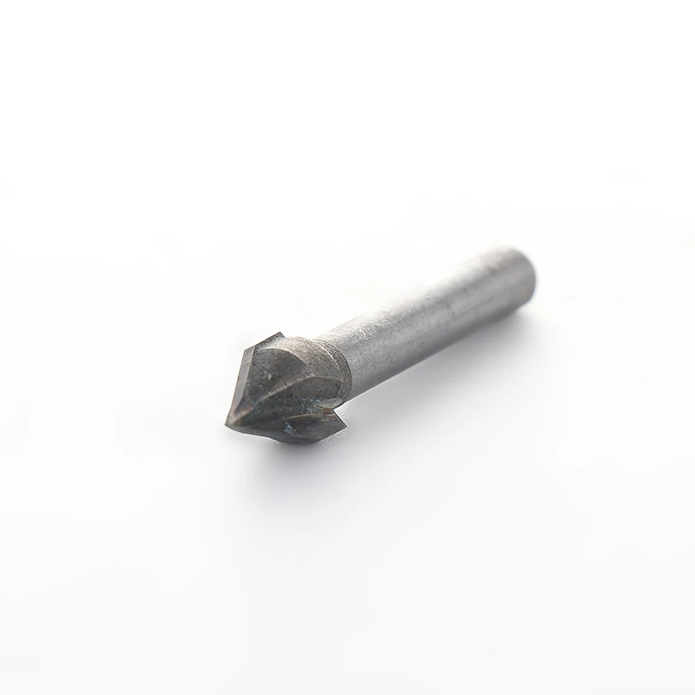 60 градусов CNC V паз фреза 1/4 &quotхвостовик гравировальный деревообрабатывающий