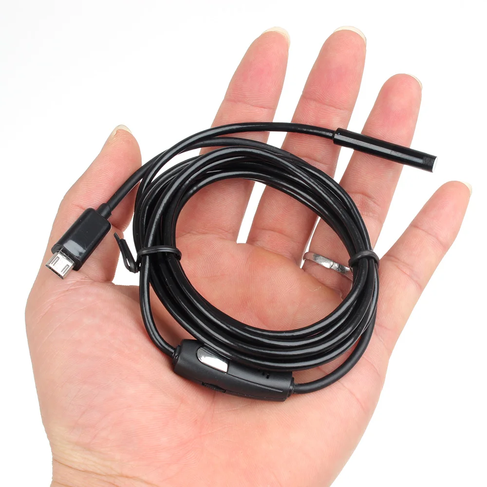 

2 hose diameter 5.5MM length Mian Zhuo phone HD industrial endoscope pipeline inspection camera snake tube