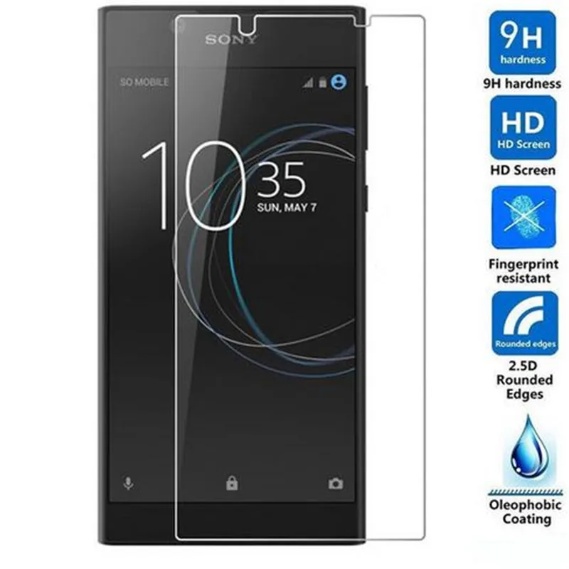 Закаленное стекло 9H 2.5D премиум-класса для Sony Xperia L1 G3311 G3312 G3313 5 5&quot | Мобильные