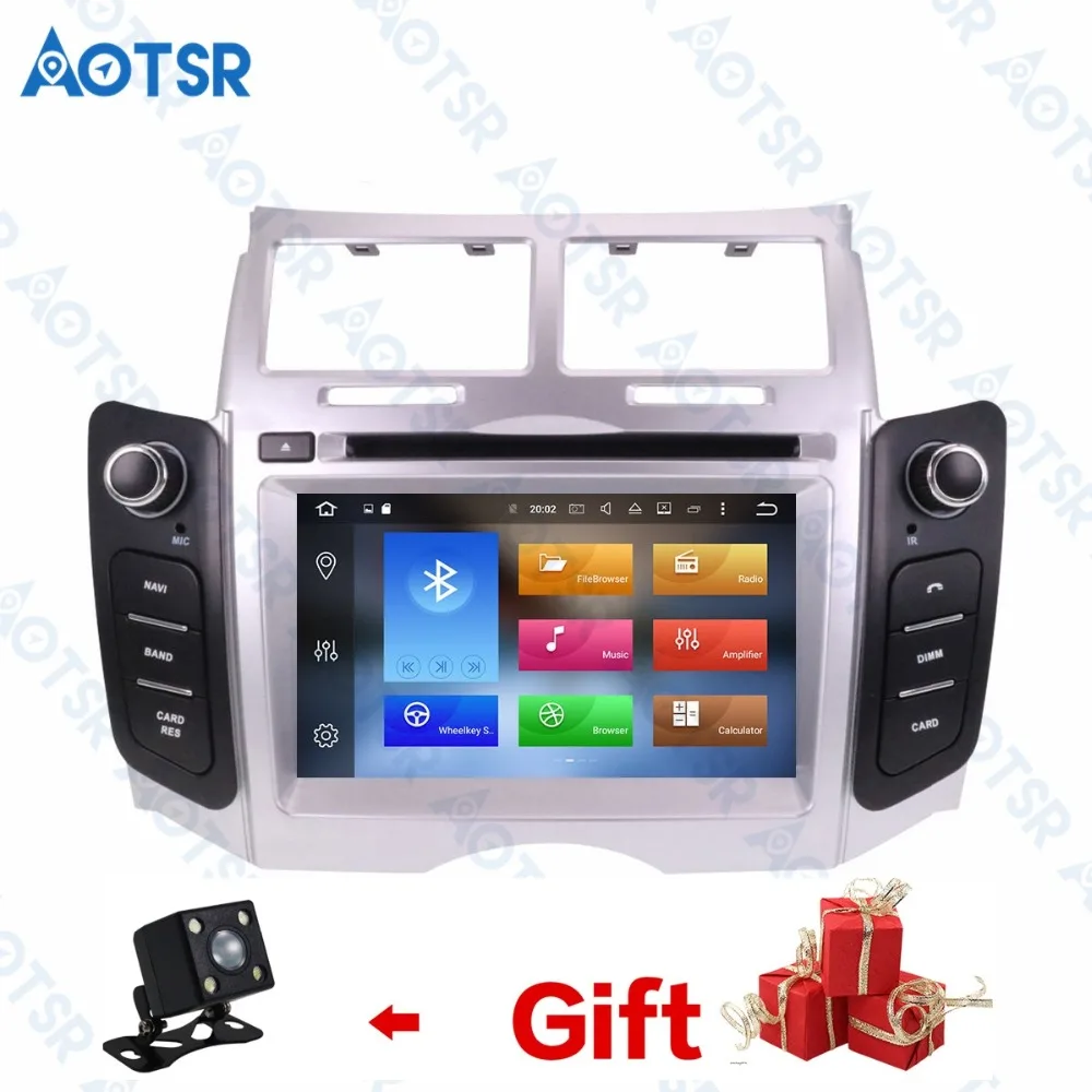 

Android 8.1 4Core RAM 2GB ROM 16GB Car Stereo Screen Radio For Toyota Yaris 2005-2011 Car CD DVD Player GPS Navigation DE stock