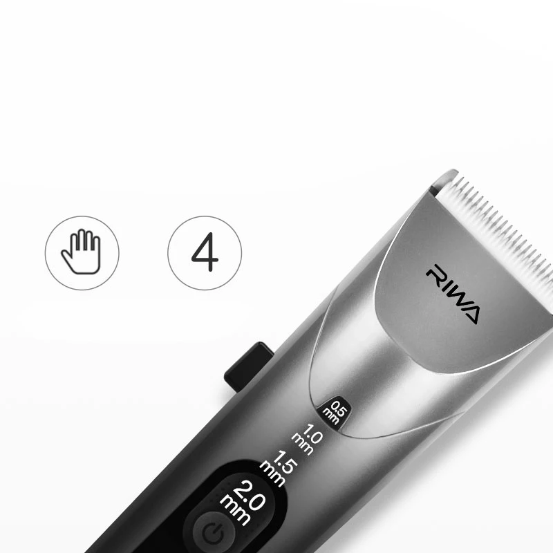 Ceny RIWA zmywalny trymer do włosów wyświetlacz LED akumulator elektryczna maszynka do włosów maszynka do włosów maszyna do fryzur włosów RE 6305