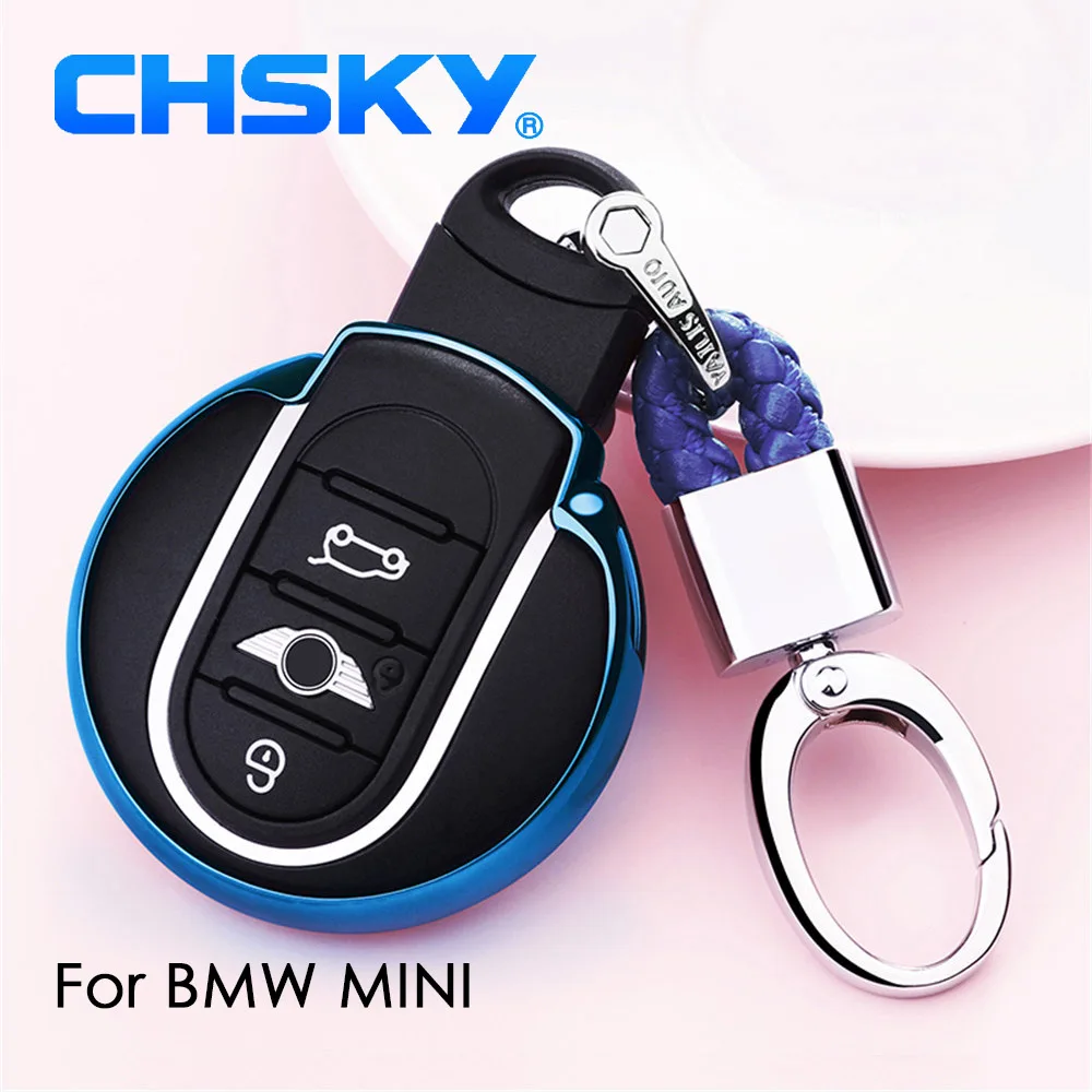 CHSKY автомобильный Стайлинг ТПУ чехол для автомобильного ключа BMW MINI Cooper S R50 R53 F54