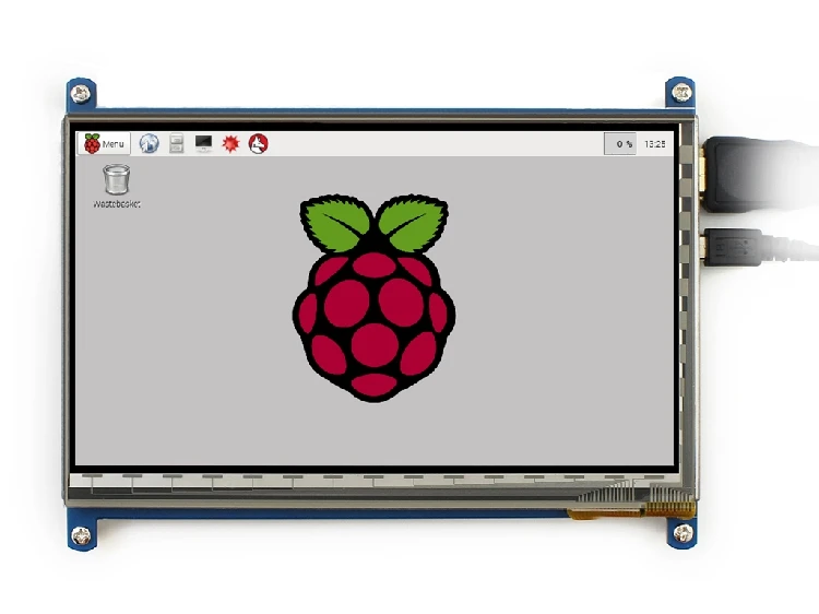 Дюймов 7 дюймов Raspberry pi сенсорный экран дюймов 480*800 7 дюймов емкостный сенсорный экран ЖК, интерфейс HDMI, поддерживает различные системы