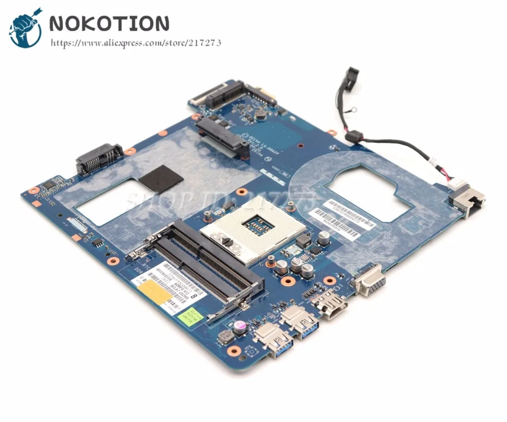 NOKOTION для samsung NP350 NP350V5C 350V5X материнская плата для ноутбука QCLA4 LA-8862P SJTNV HM70 DDR3 с бесплатным процессором