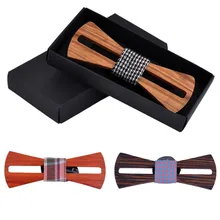 Модный Западный специальный деревянный бабочка ручной работы бабочка Свадебная вечеринка джентльменские бабочки бабочка деревянный уникальный галстук для мужчин