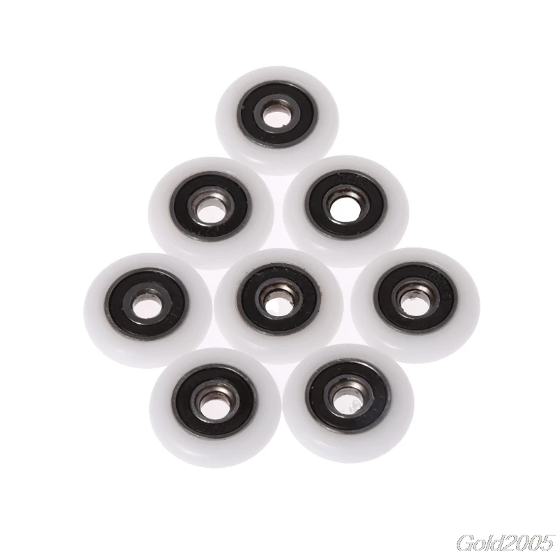 Bath cabinet roller wheel 8 Pcs shower room accessories bearing roller wheel 5*23*5.7mm G25 Whosale&DropShip shower door rollers,shower room rollers,roller bearing,pu roller