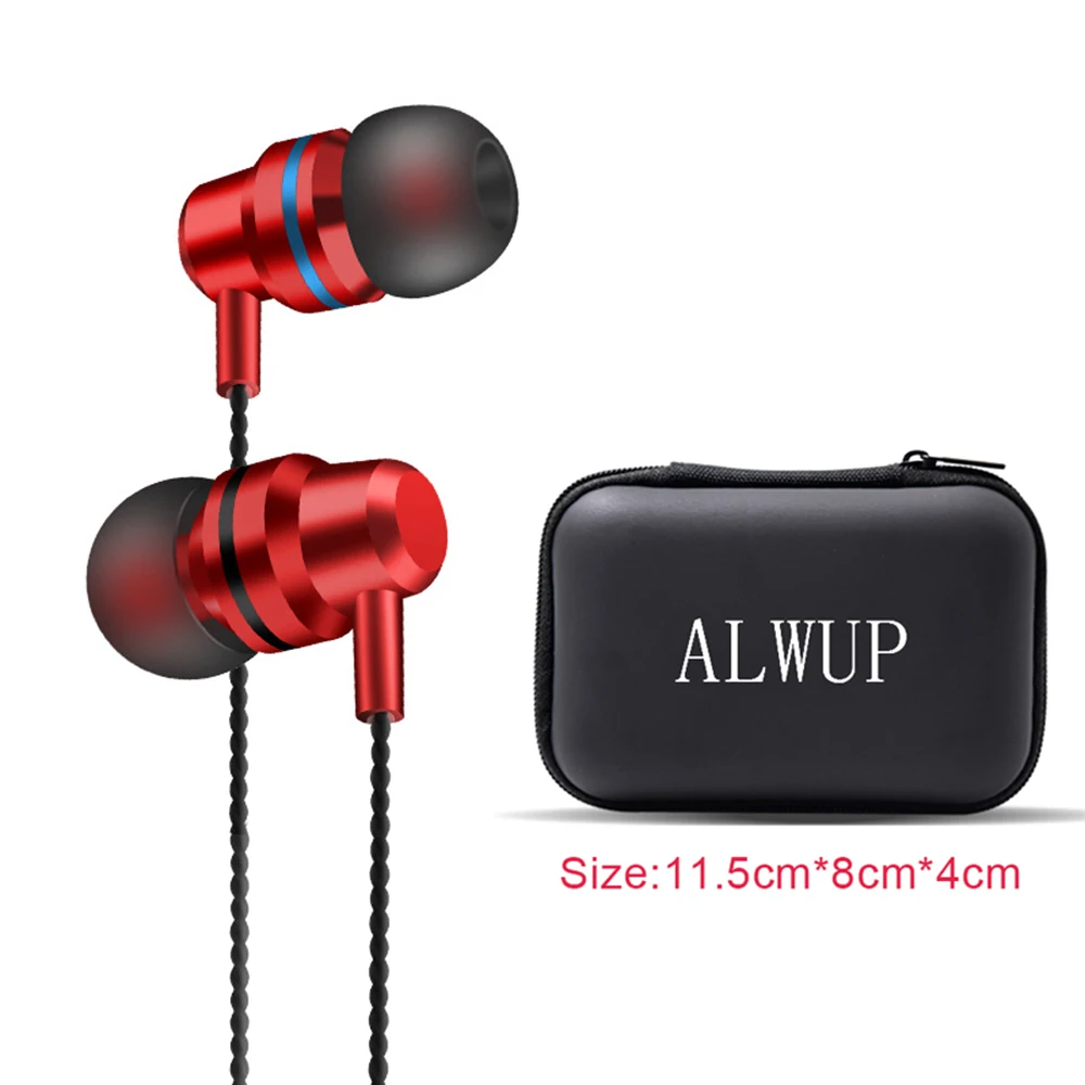 

Headphone Noise Isolating in ear headphones earhook earphones with box earphone with mic earbud ear phone for samsung a5 2017