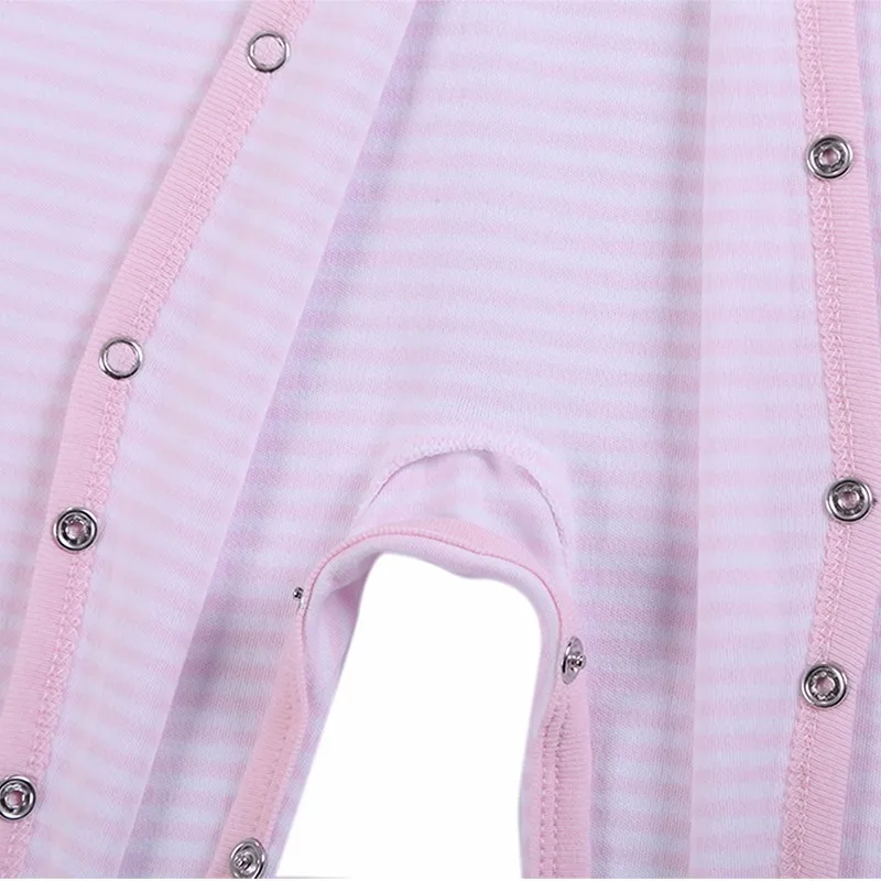 2 Pcslot Baby Clothes Baby Boy Girls Footed Romper Baby Rompers 100% Cotton Sleep & Play Clothes Baby Pajamas Newborn Clothing (8)