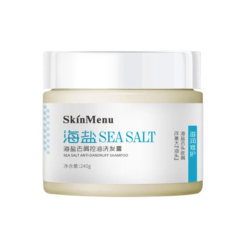 

Hot Sea Salt Anti-Dandruff Shampoo Cream Control Oil Relieve Itching Anti-Mite Hair Keep Clean Shampoos Cream Hair Care TSLM1