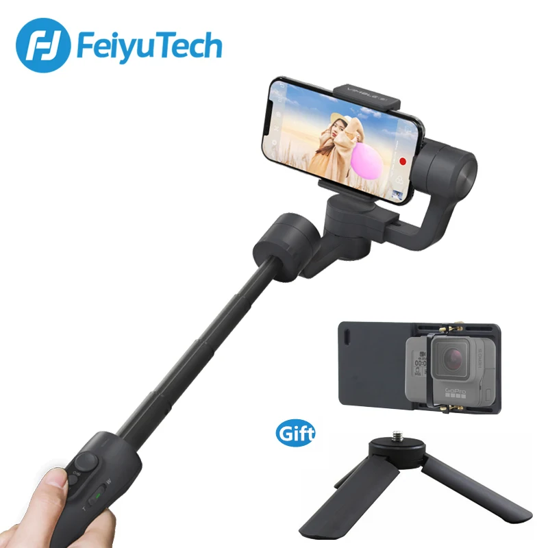 

FeiyuTech Vimble 2 Feiyu 3-Axis Handheld Gimbal Smartphone Stabilizer Extendable Pole Tripod for iPhone X 8 XIAOMI Samsung