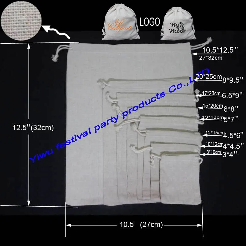  Muslin Cotton Storage Bags 8