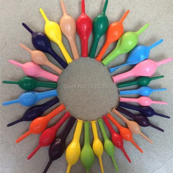 

30 pcs/lot 10inch tail balloons multicolor wedding birthday party supplies marriage room decoration link balloon