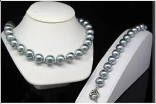 

Multicolor 14mm Round South Sea Shell Pearl Earring Bracelet Necklace 18" SET AAA style Fine Noble real Natural free shipping