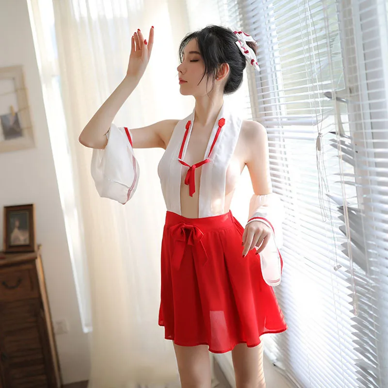 Женское пикантное платье для косплея кимоно униформа TouHou Project Hakurei Reimu костюм