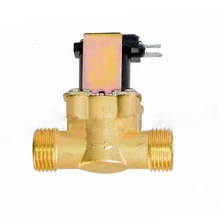 Медный электромагнитный клапан водяной Электрический DC N/C воздушный Впускной переключатель потока для воды воздуха с медным фильтром клапан AC 220 В DC 12 В DC 24 В