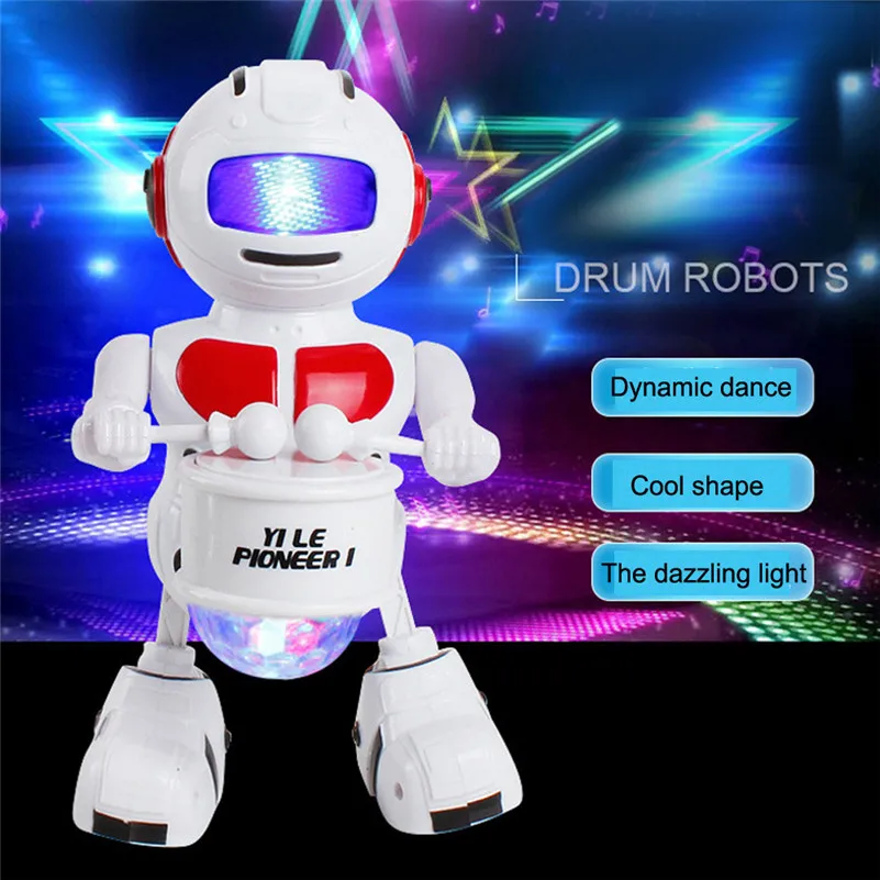 electronic walking dancing robot