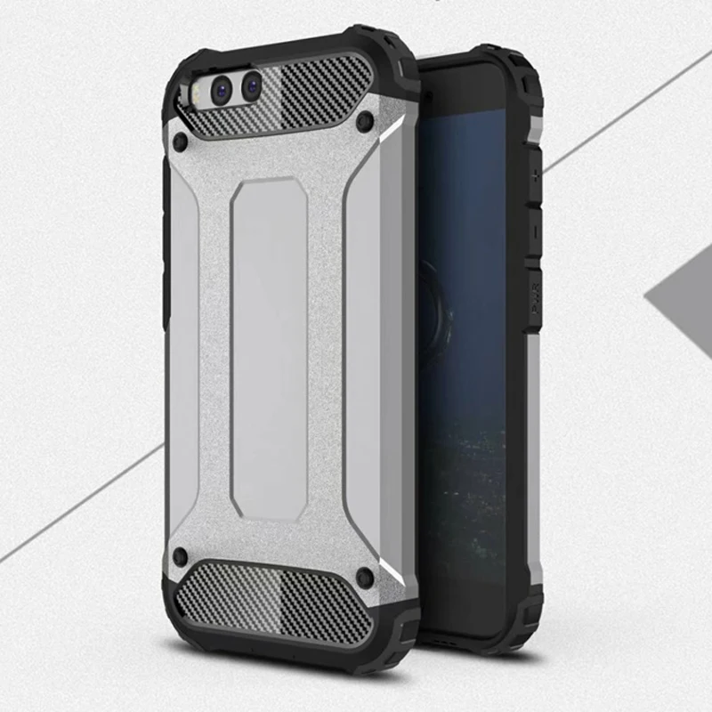 

Xiaomi Mi 6 Case ! Soft Silicon + PC Hard Armor Anti-knock Back Cover Case For Xiaomi Mi6