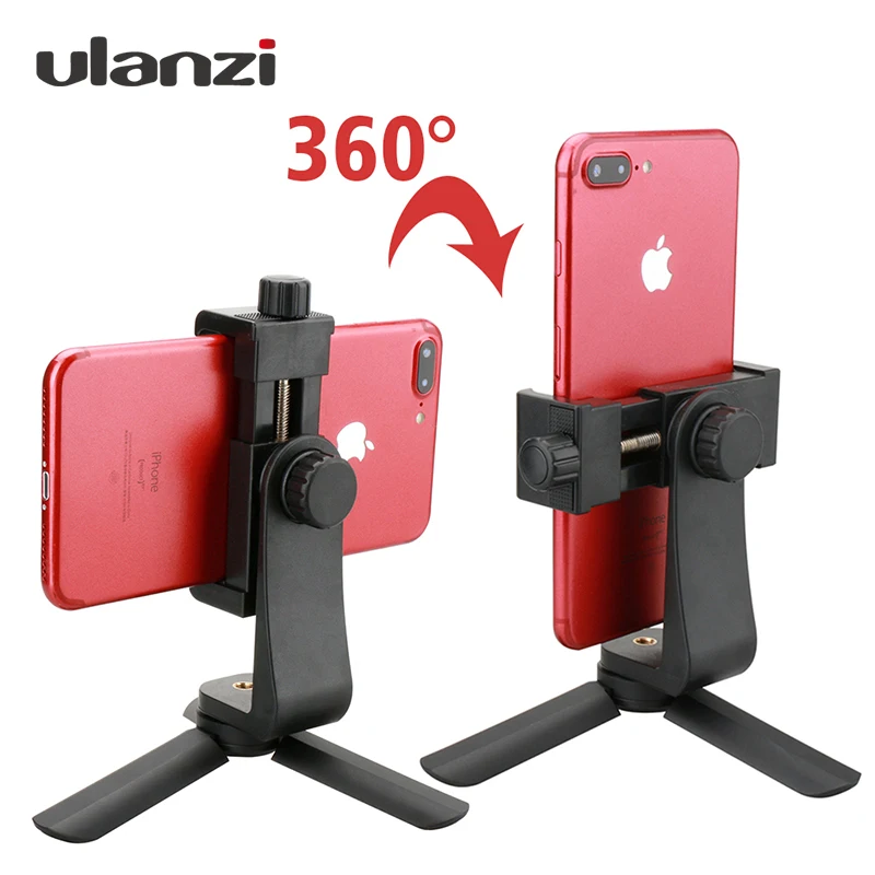 Ulanzi Phone Tripod + Vertical Bracket Smartphone Mount Holder Phone