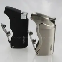 Bc guyi газовый портативный ветрозащитный многоразового один огонь прикуривателя надувные зажигалка с трубы четыре в одном инструмент