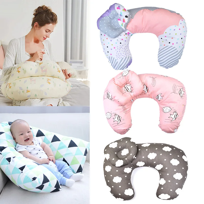 

Newborn Baby U-shape Breastfeeding Pillow Multi-functional Nursing Pillow with Adjustable Belt 998