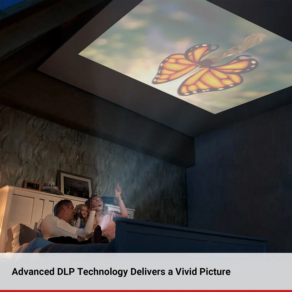 Anker Nebula Capsule inteligentny przenośny Wi-Fi movie Mini projektor  proyector z DLP 360 'speaker 100 