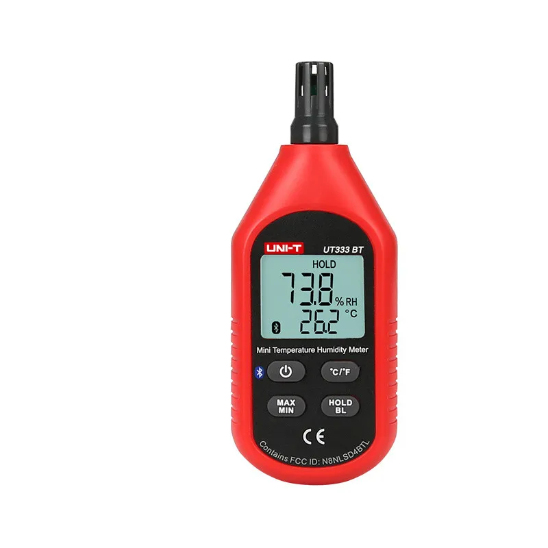 Kopen UNI T UT333BT Bluetooth Mini LCD Digital Air Temperatuur vochtigheidsmeter Thermometer Hygrometer Gauge Tester UT333 Upgrade