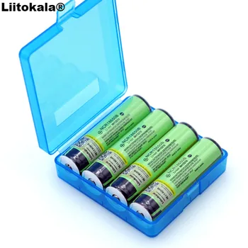 

4PCS Liitokala Original 3.7V 3400mah NCR18650B Lthium18650 Battery With protection board For cigarette Power Tool+box