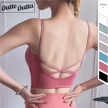 Женский сексуальный спортивный бюстгальтер с перекрещивающимися на спине бретельками, спортивный бюстгальтер с высокой отдачей, спортивный топ для йоги, фитнеса, укороченный топ, бюстгальтеры для бега и тренировок