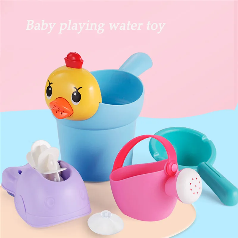 beach toys Fun Education Bathtub Children's Baby Shower Toy Gift Set Family Bath Toy juguetes playa zabawki do piasku #4j04 (6)
