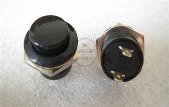 

Original new 100% import R13-507A button reset switch 2pin press on button no lock switch 6A125VAC 3A250VAC 16MM