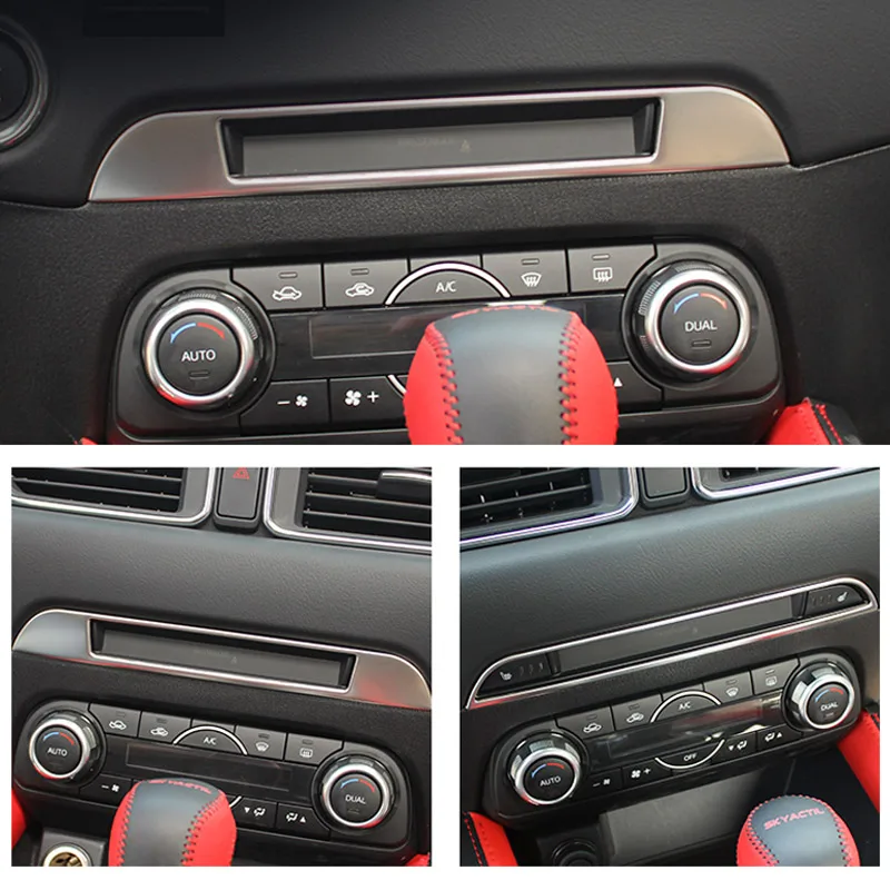 Аксессуары для Mazda мазда CX5 2019 2018 2017 автомобильная центральная консоль CD панель